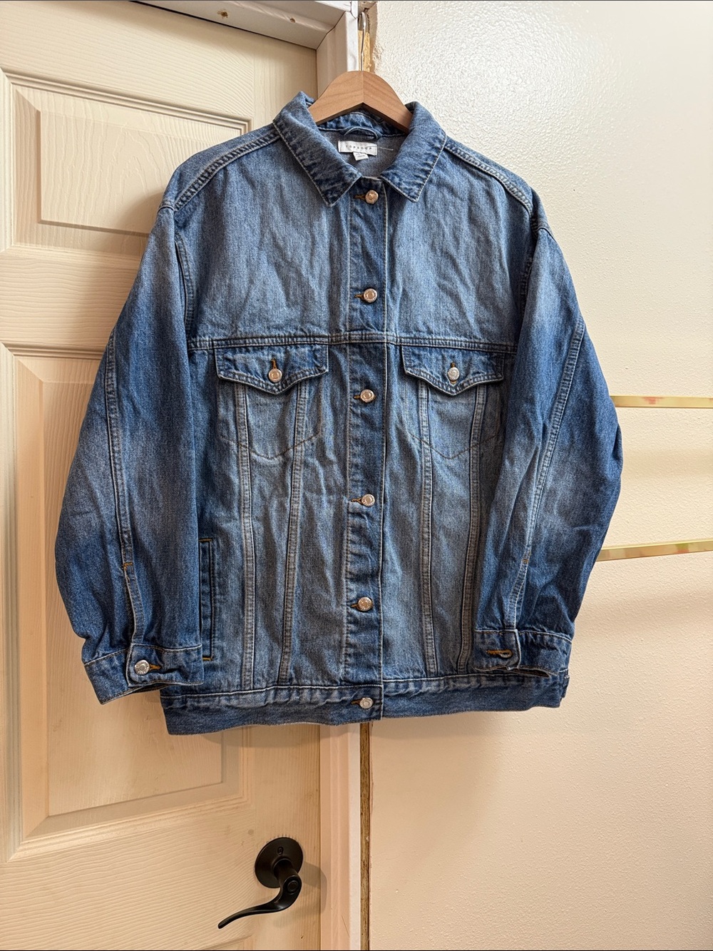 Topshop Blue Denim Jean Jacket